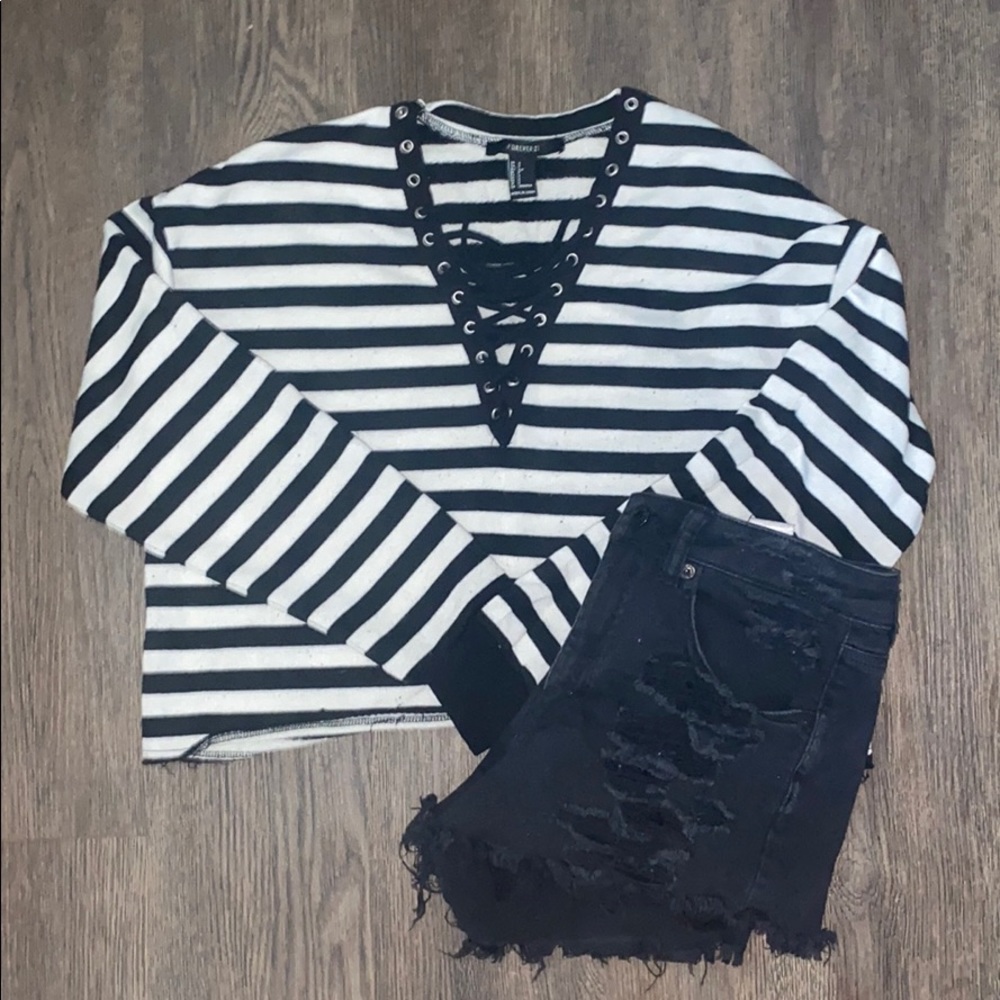 Forever 21 Crop Sweater